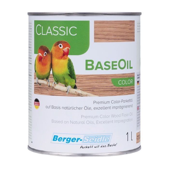 Масло для пола Berger-Seidle BaseOil Color цвет Vanille / Vanilla полуматовое 1 л